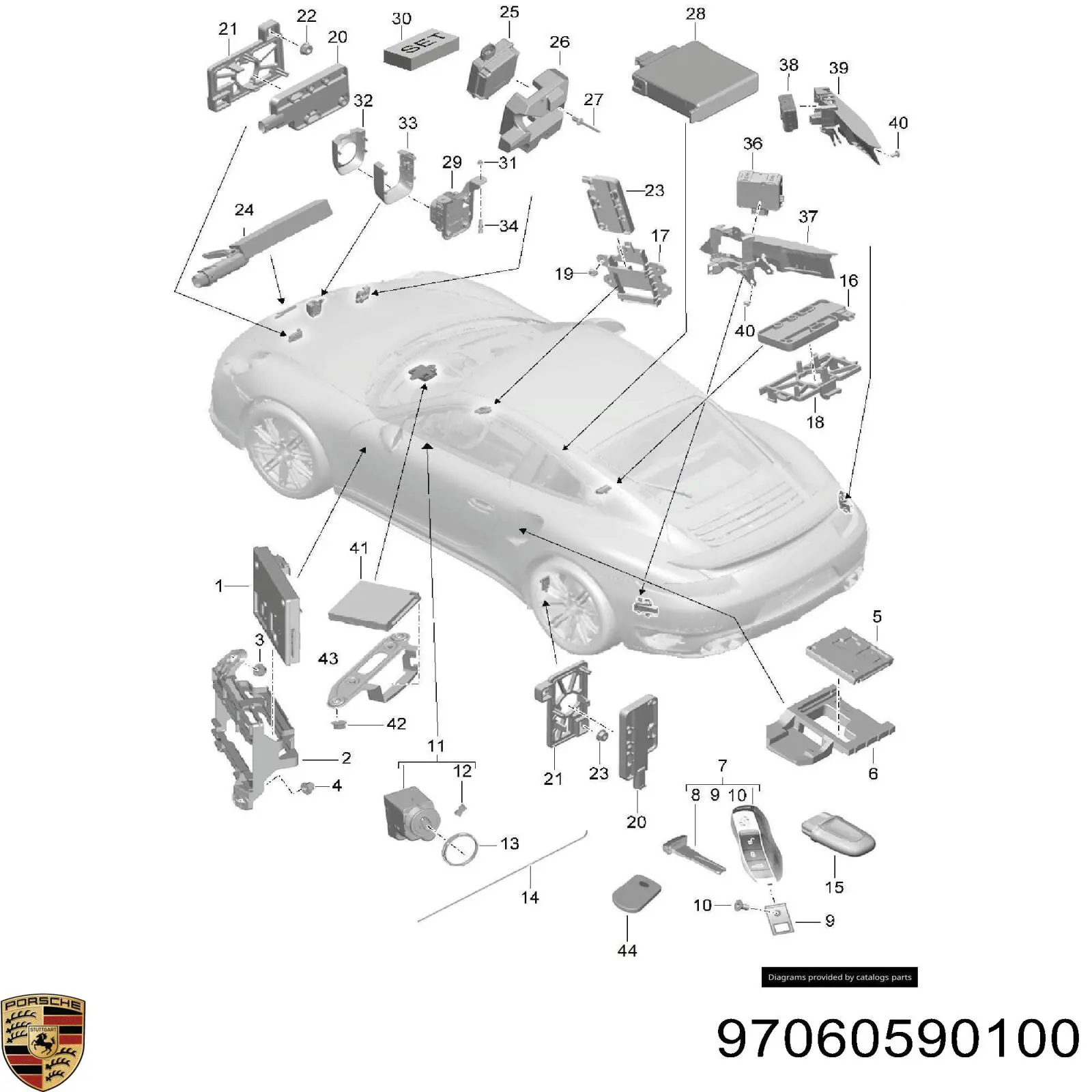 97060590100 Porsche 
