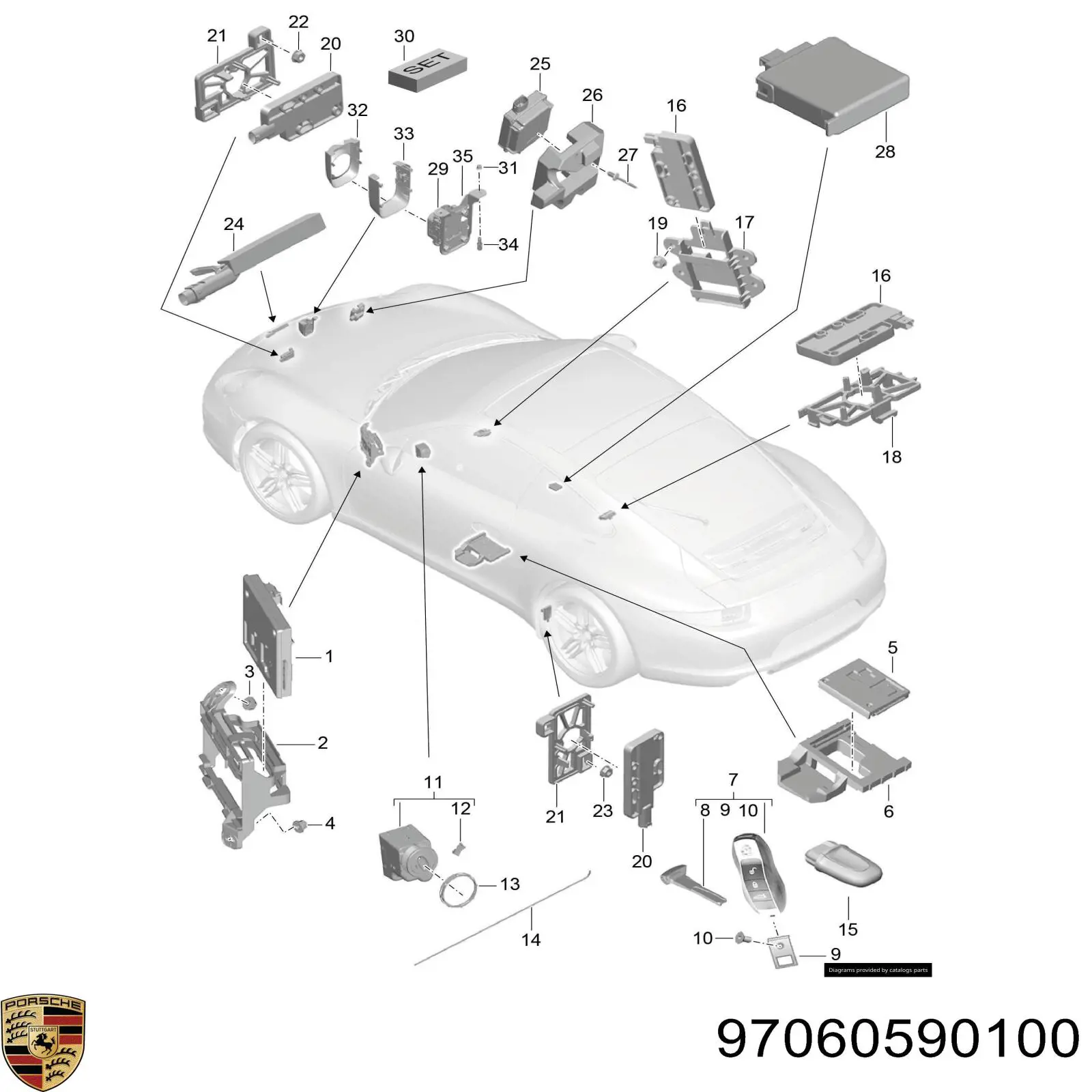 Купити 97060590100 Porsche 