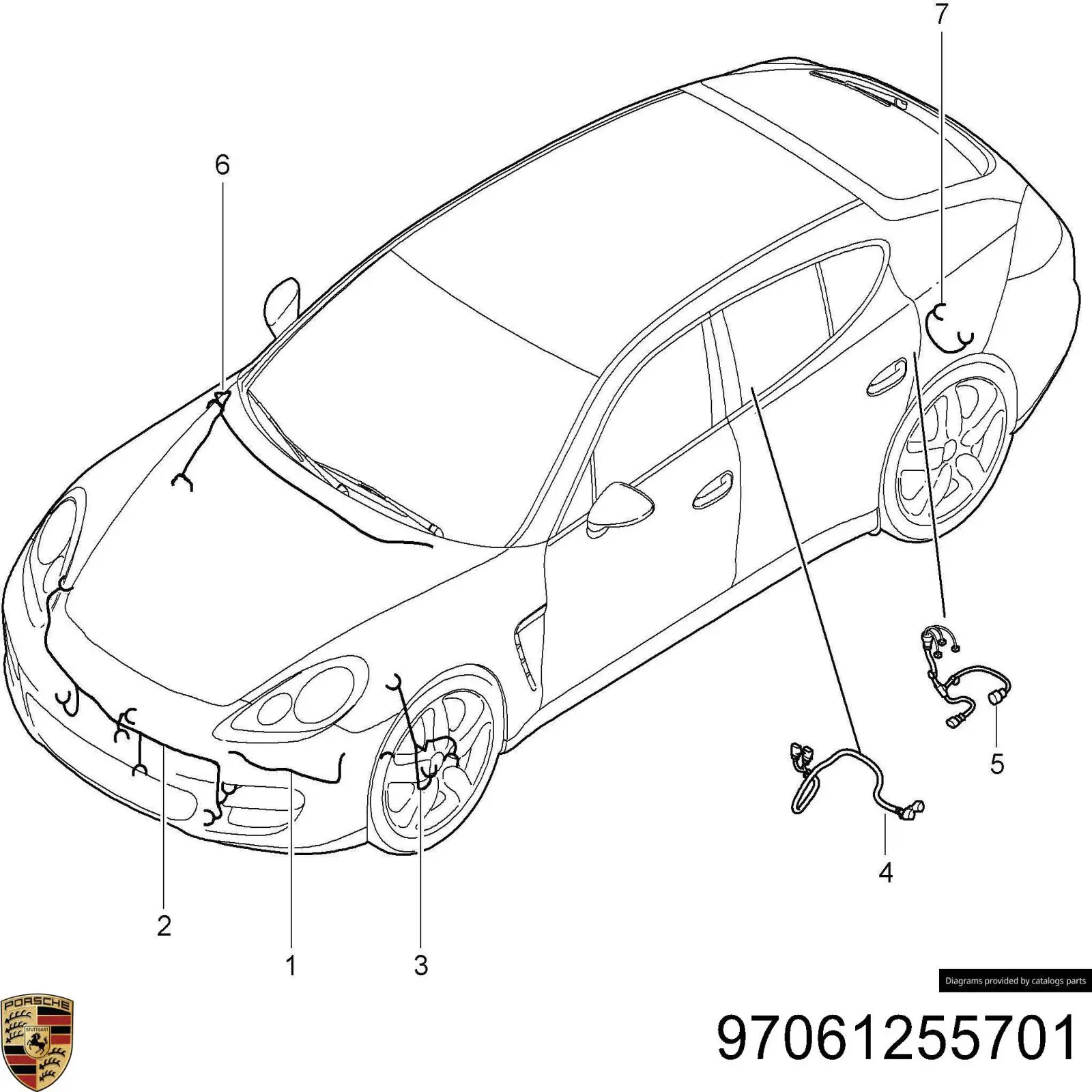 97061255701 Porsche 