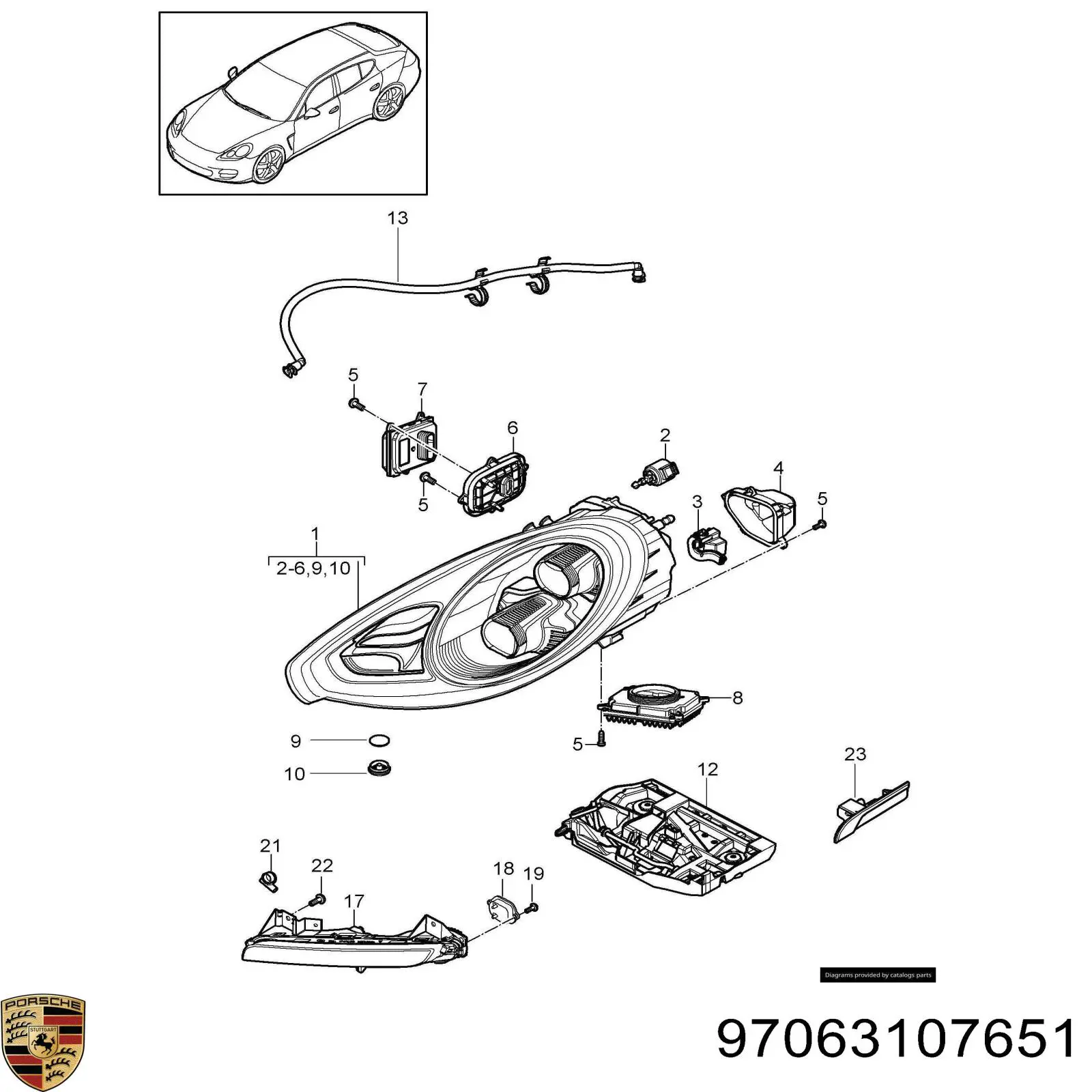 97063107651 Porsche 
