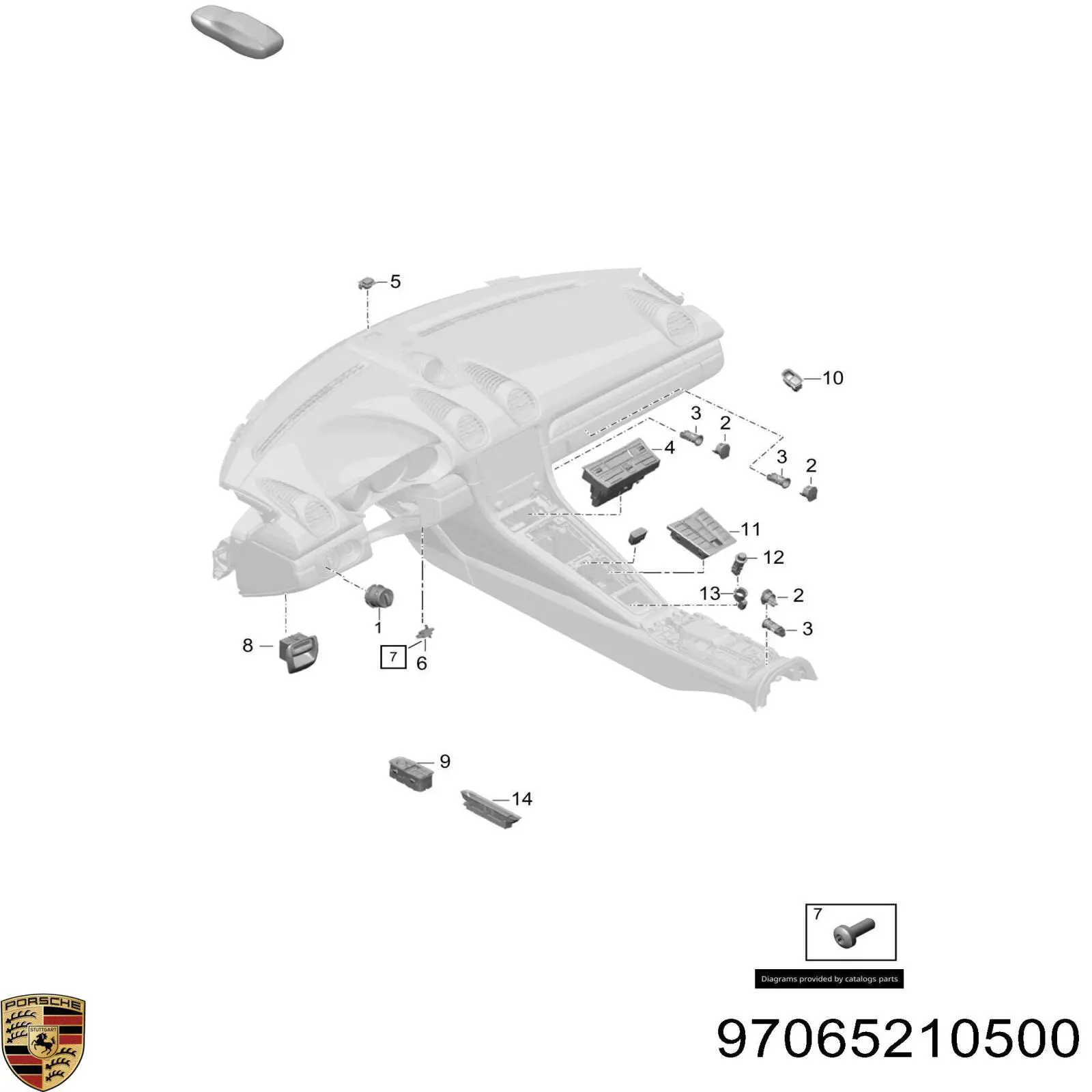 Купити 97065210500 Porsche 
