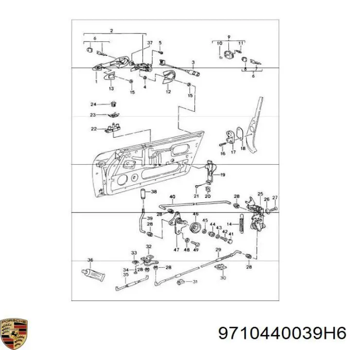  Porsche 9710440039H6 ціна, від 261.66 USD