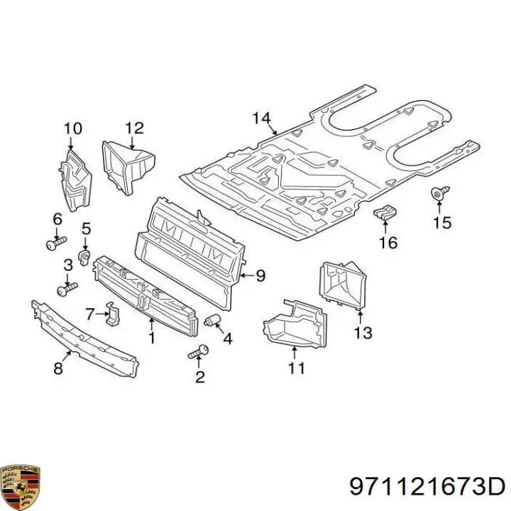  Porsche 971121673D ціна, від 126.62 USD