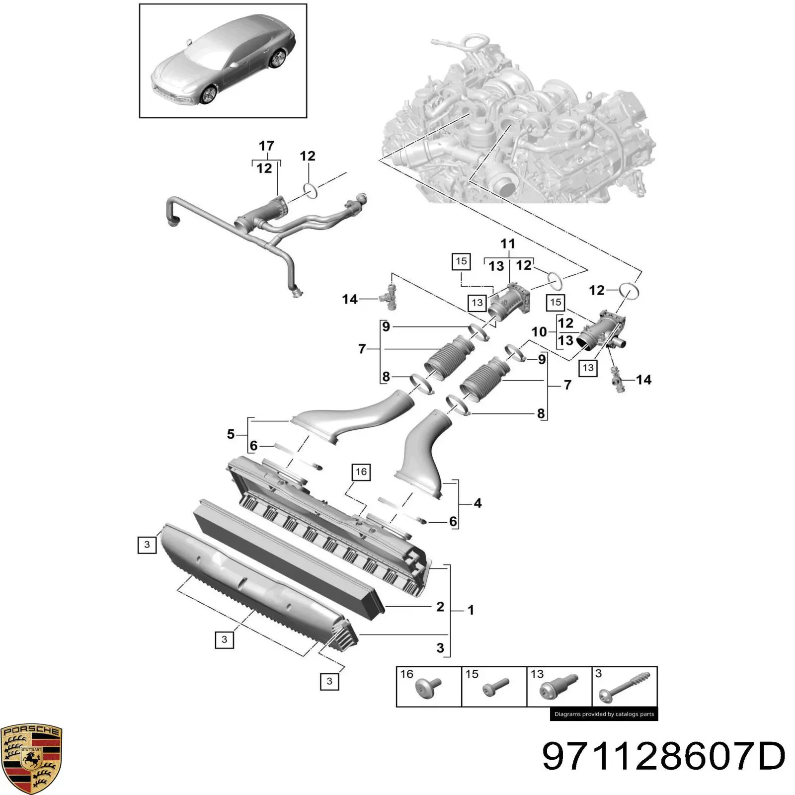  971128607D Porsche