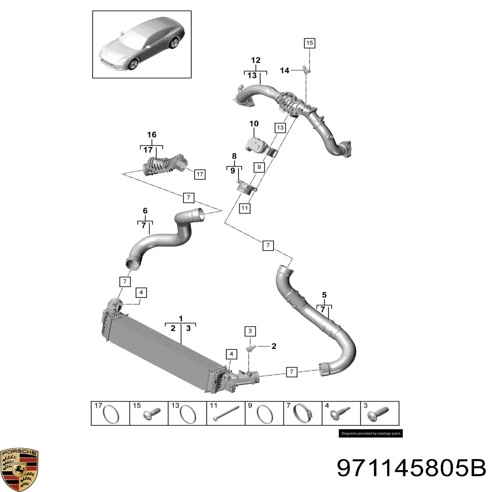  971145805D Porsche