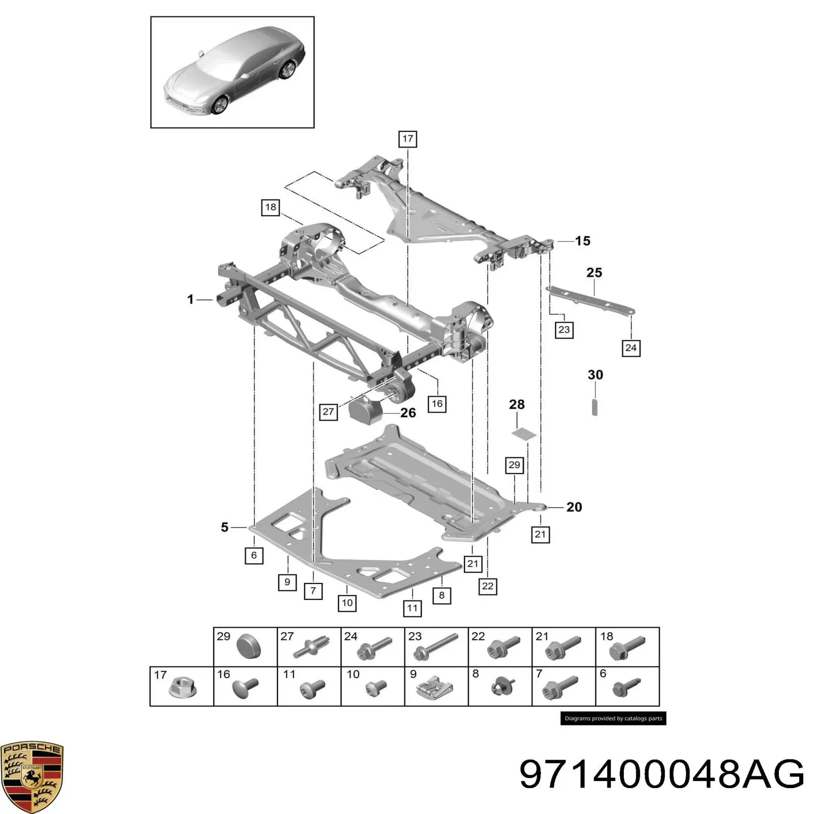  971400048AG Porsche