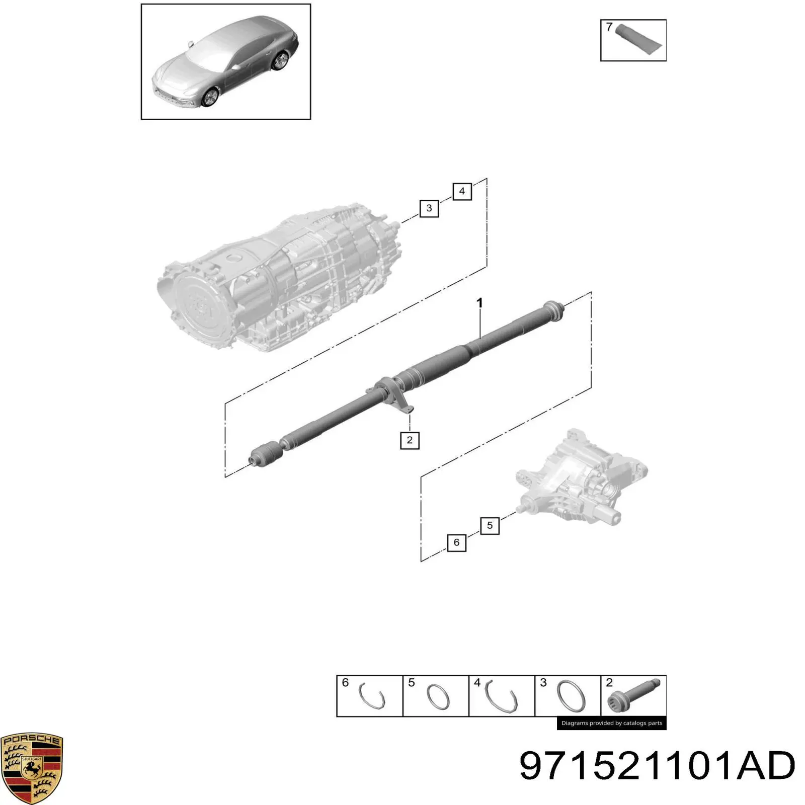  971521101AR Porsche