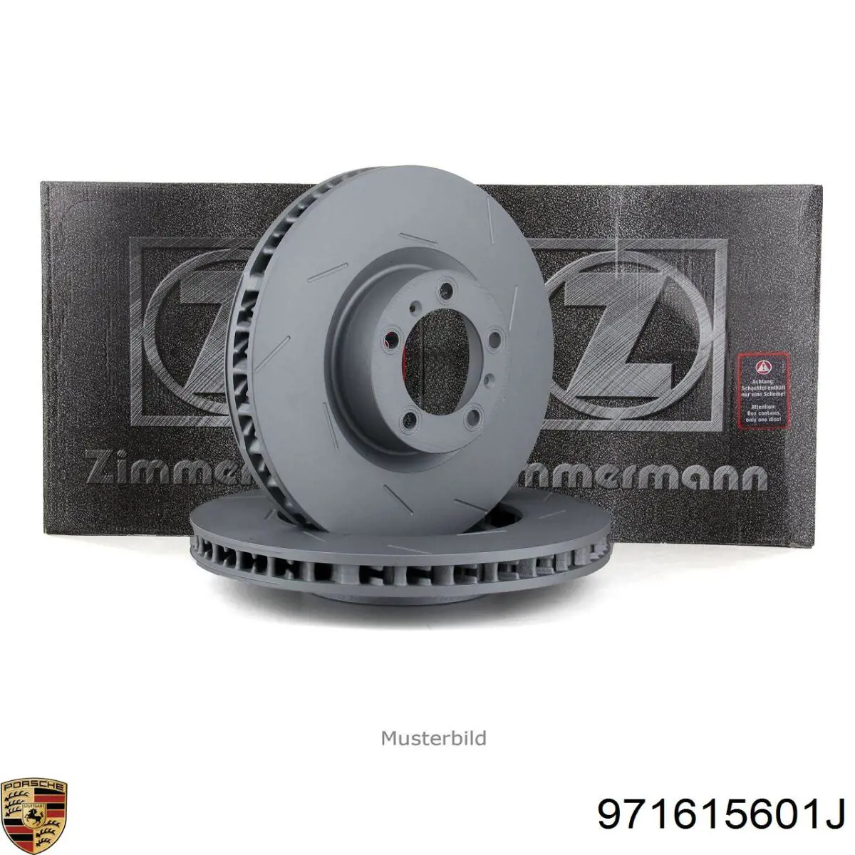 Купити 971615601J Porsche Диск заднього гальма