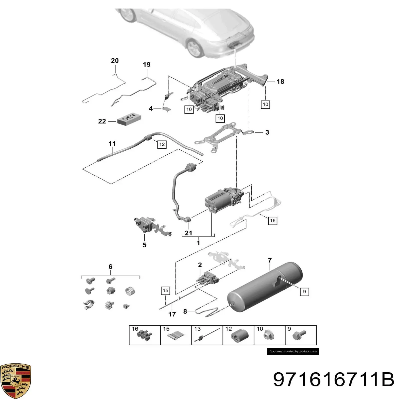  971616711B Porsche