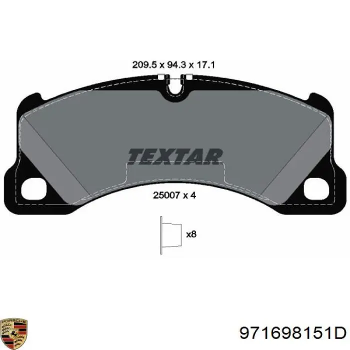 Гальмівні колодки TRW GDB2243 ціна, від 50.50 USD