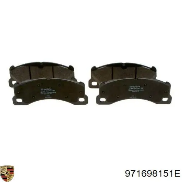 Купити 971698151E Porsche Колодки гальмівні передні, дискові