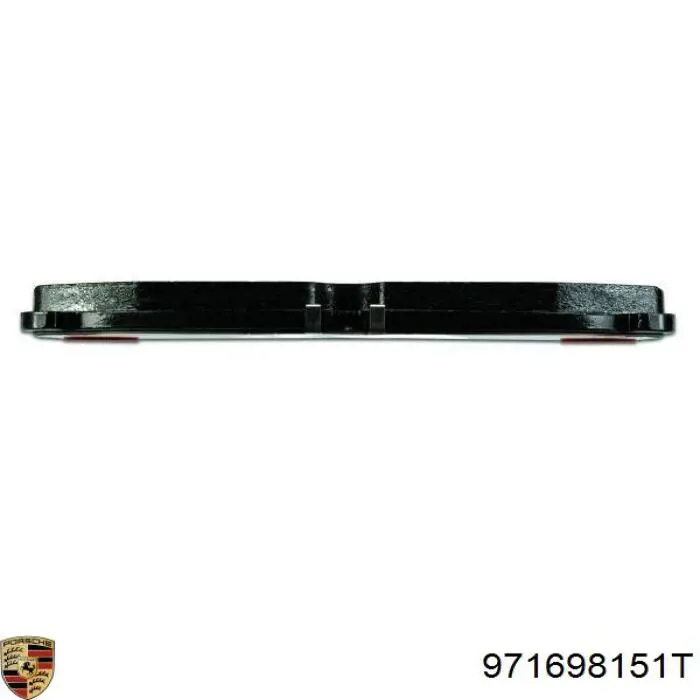 971698151T Porsche колодки гальмівні передні, дискові