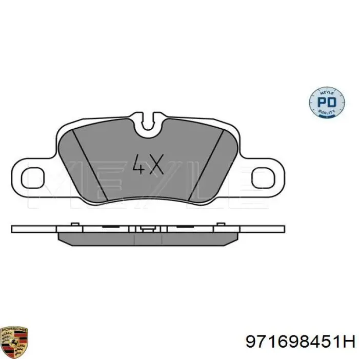  Porsche 971698451H ціна, від 373.12 USD