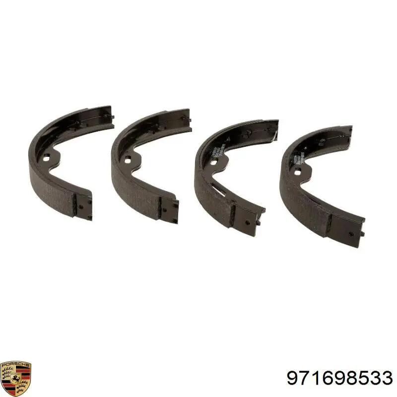 Колодки ручника / стоянкового гальма Porsche 971698533 ціна, від 44.98 USD