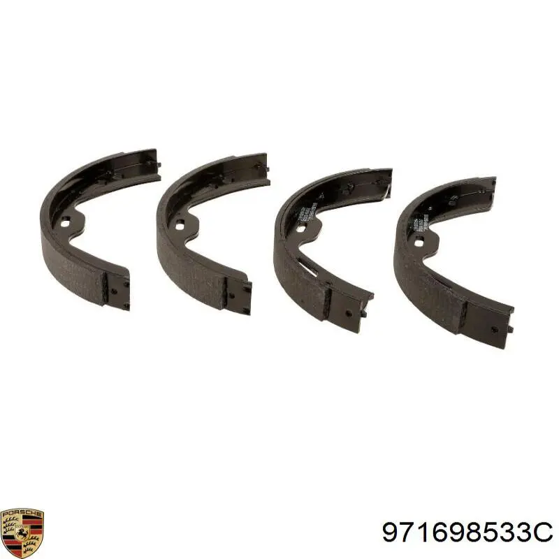 Колодки ручника / стоянкового гальма Porsche 971698533C ціна, від 43.76 USD