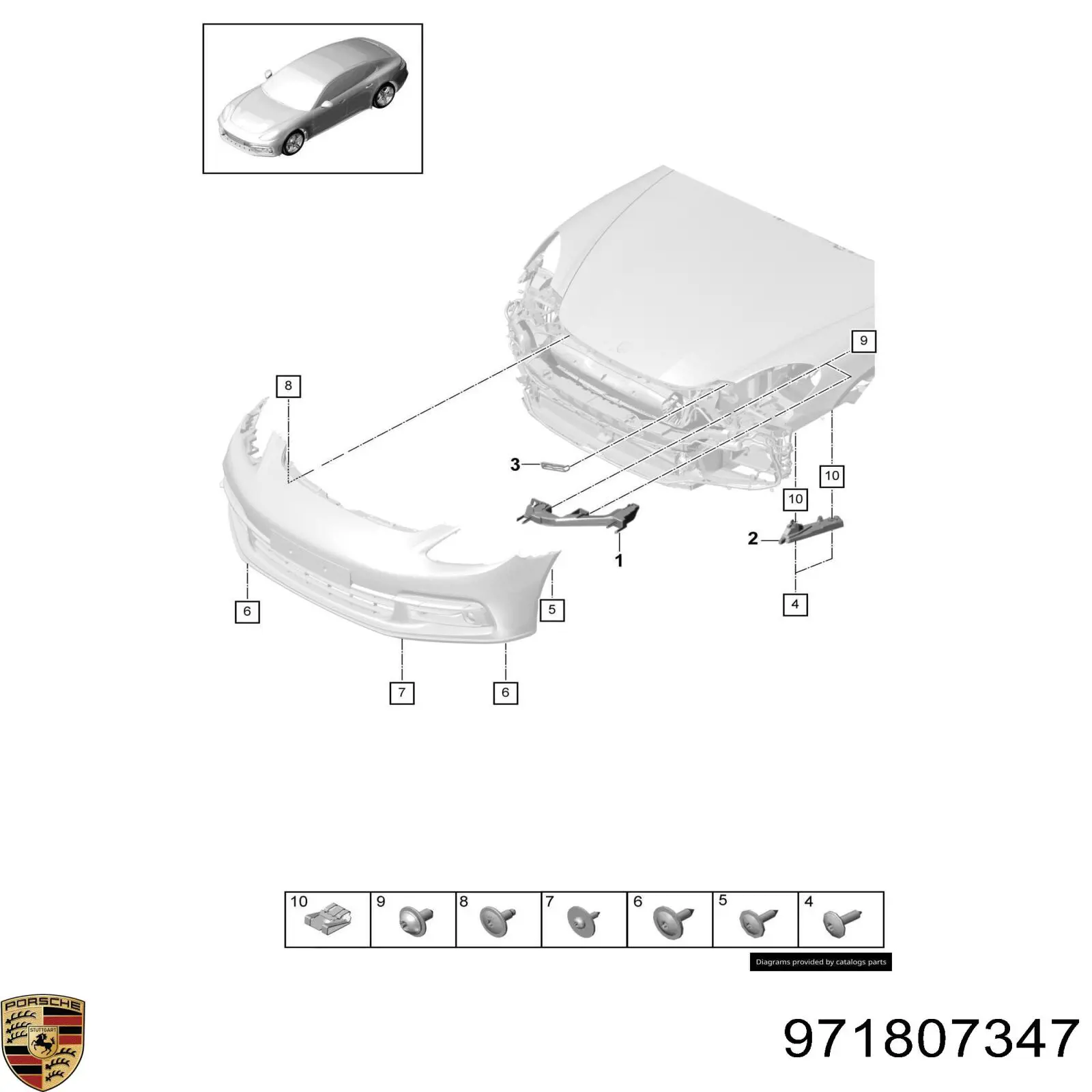  Porsche 971807347 ціна, від 63.35 USD