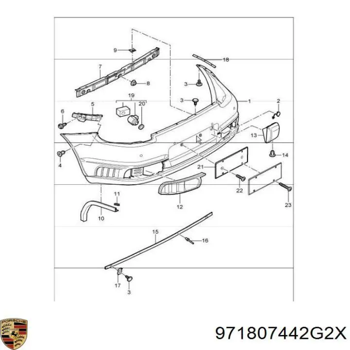  Porsche 971807442G2X ціна, від 38.00 USD