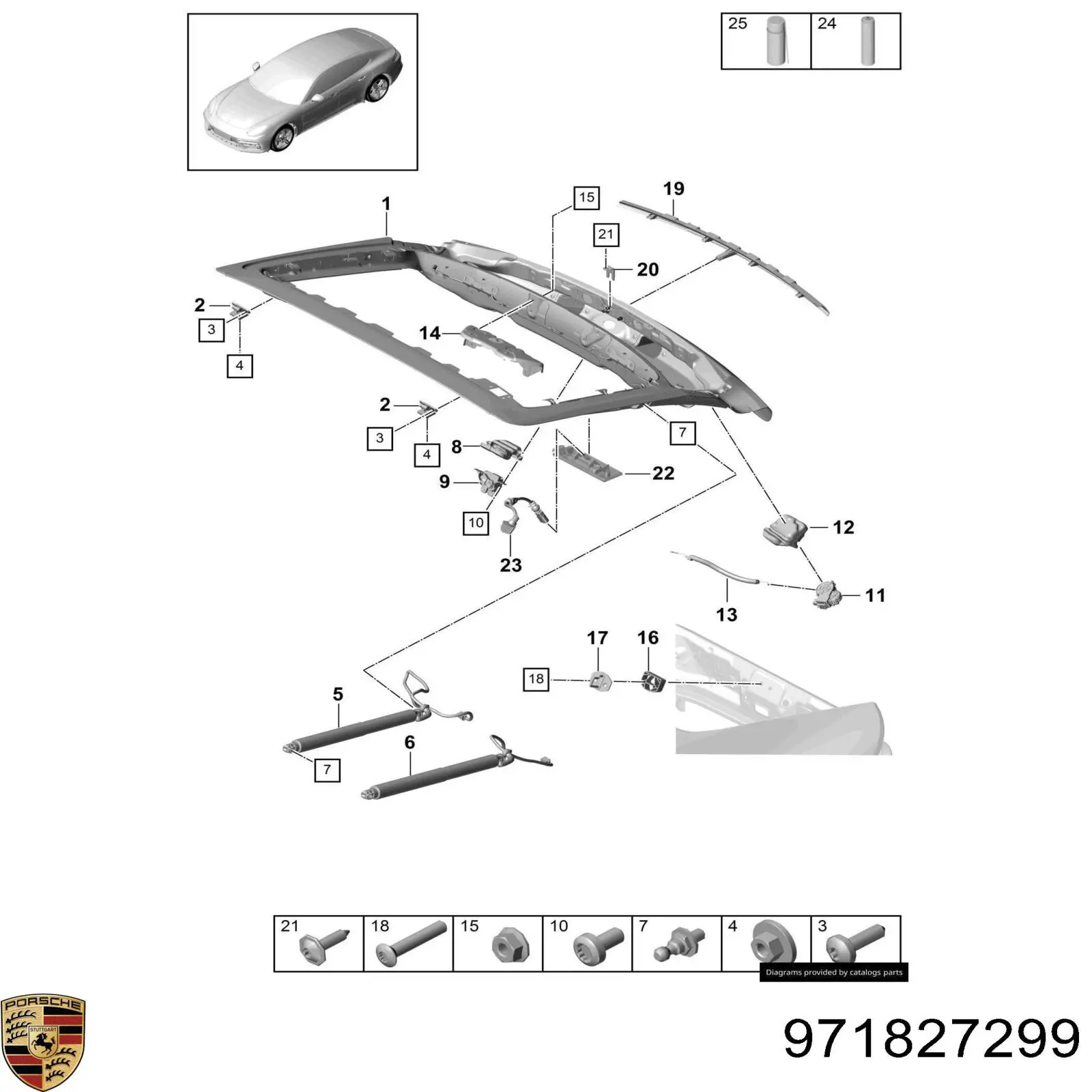 Porsche 971827299 ціна, від 63.56 USD