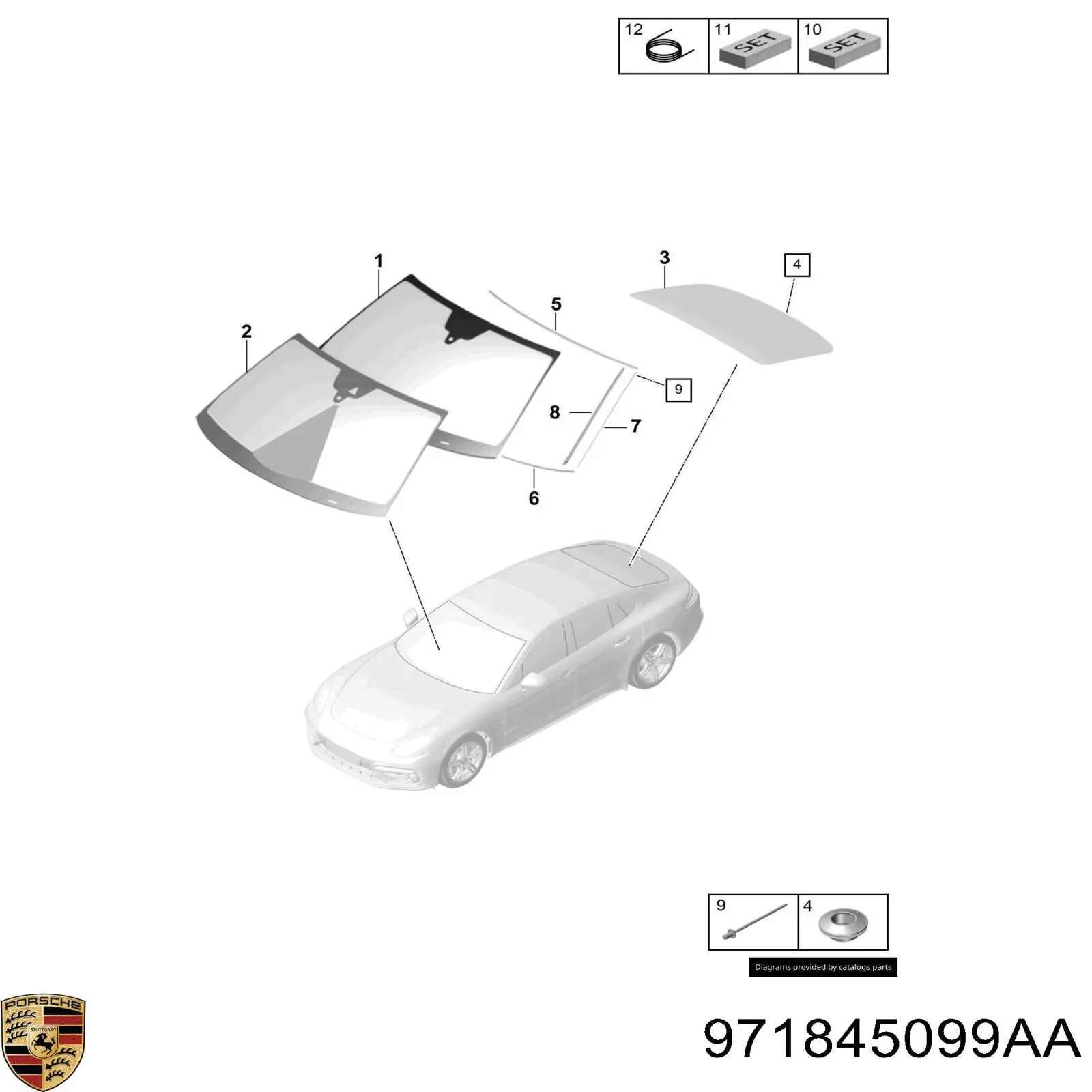  971845099AA Porsche