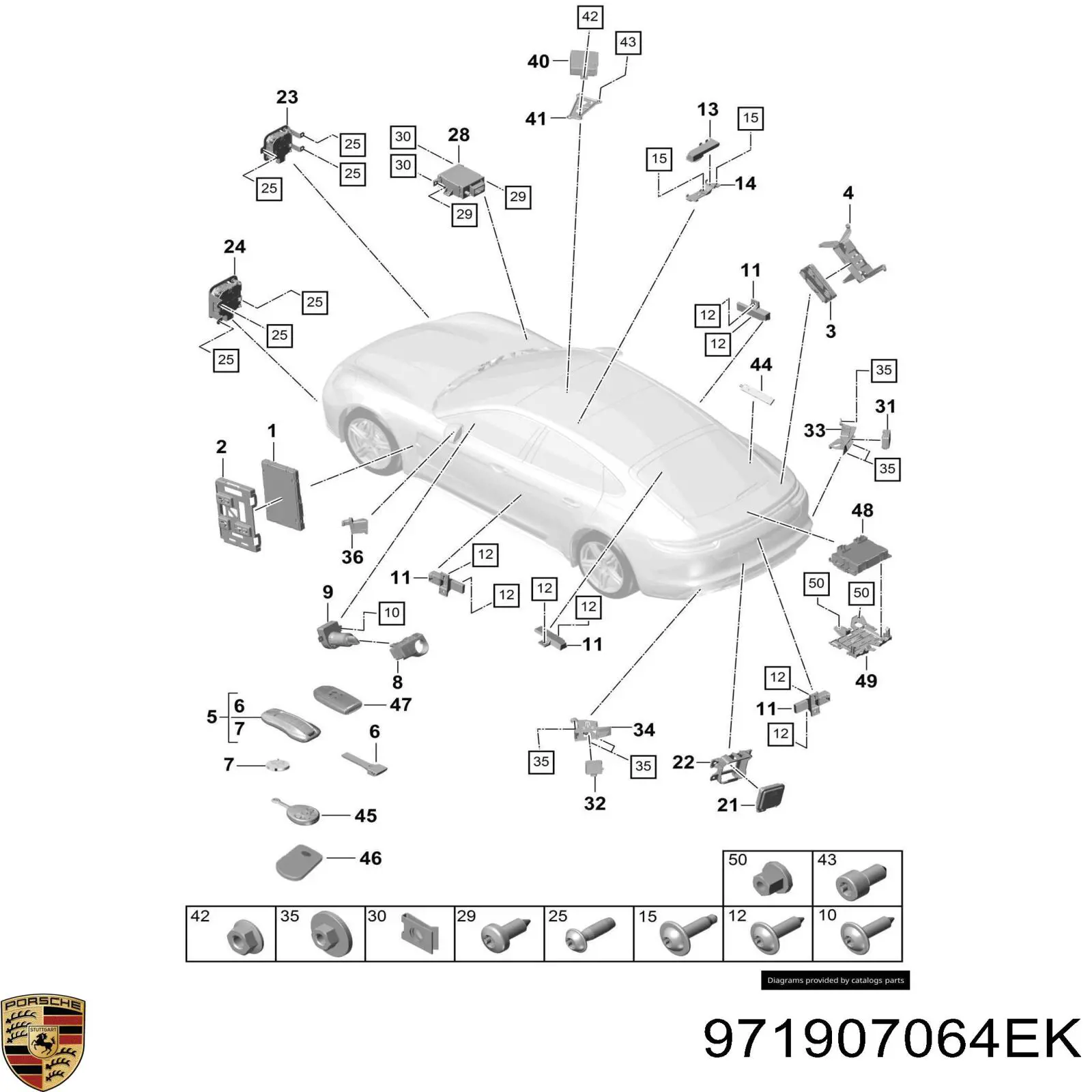  Porsche 971907064EK ціна, від 268.36 USD