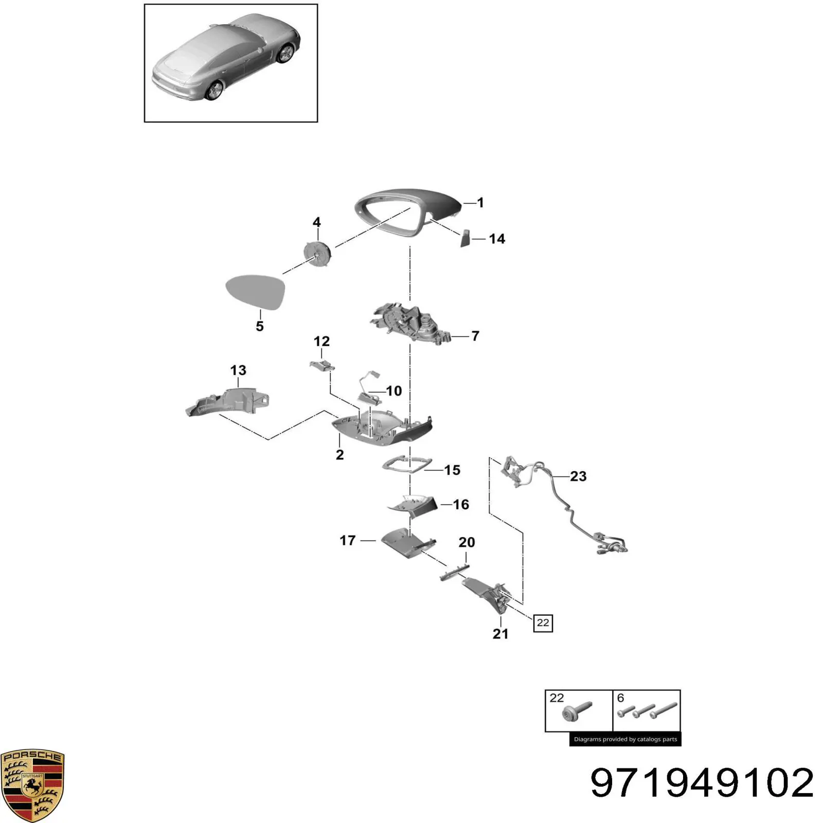  Porsche 971949102 ціна, від 93.43 USD