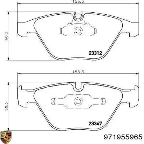 Форсунка омивача фари передньої Porsche 971955965 ціна, від 47.51 USD