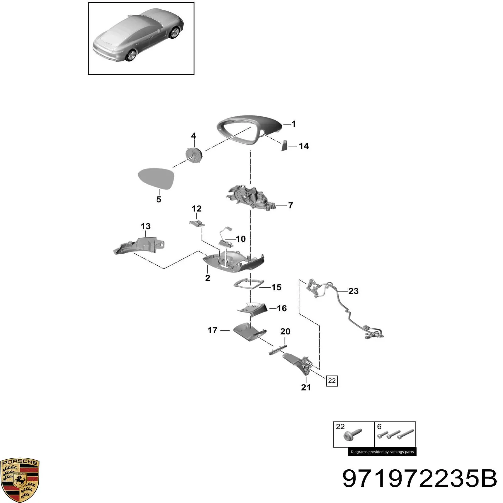  Porsche 971972235B ціна, від 224.70 USD