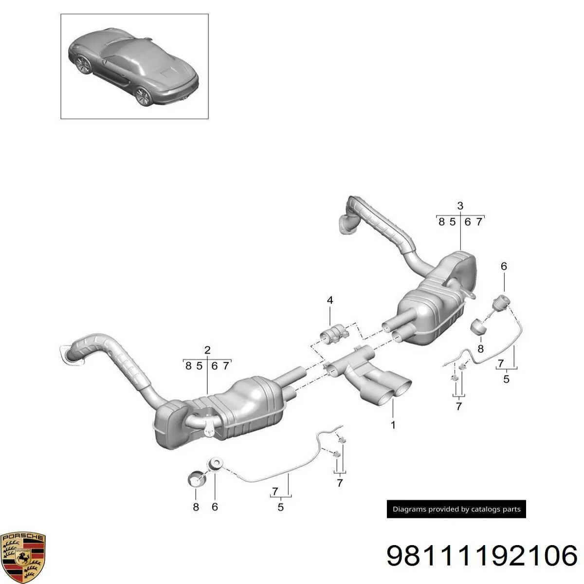  98111192106 Porsche