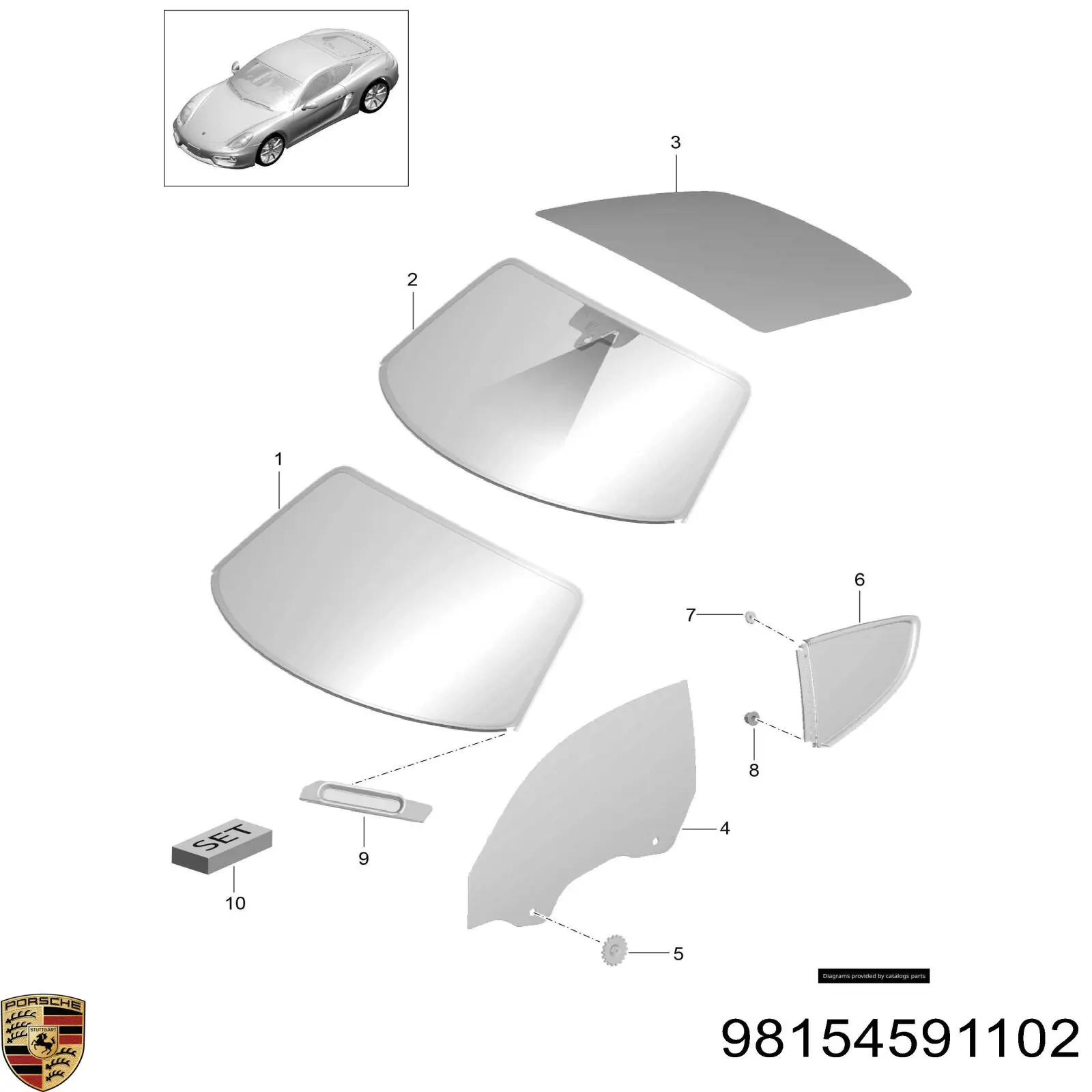  Porsche 98154591103 ціна, від 924.17 USD