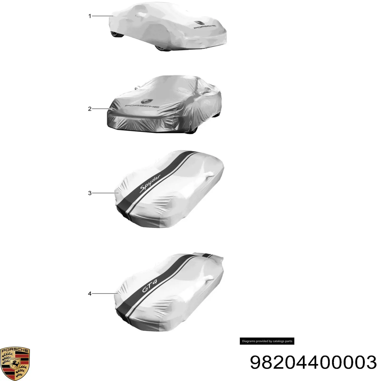 Купити 98204400003 Porsche 