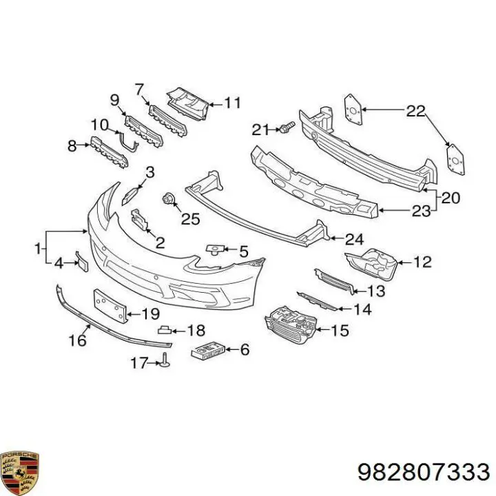  Porsche 982807333 ціна, від 44.20 USD