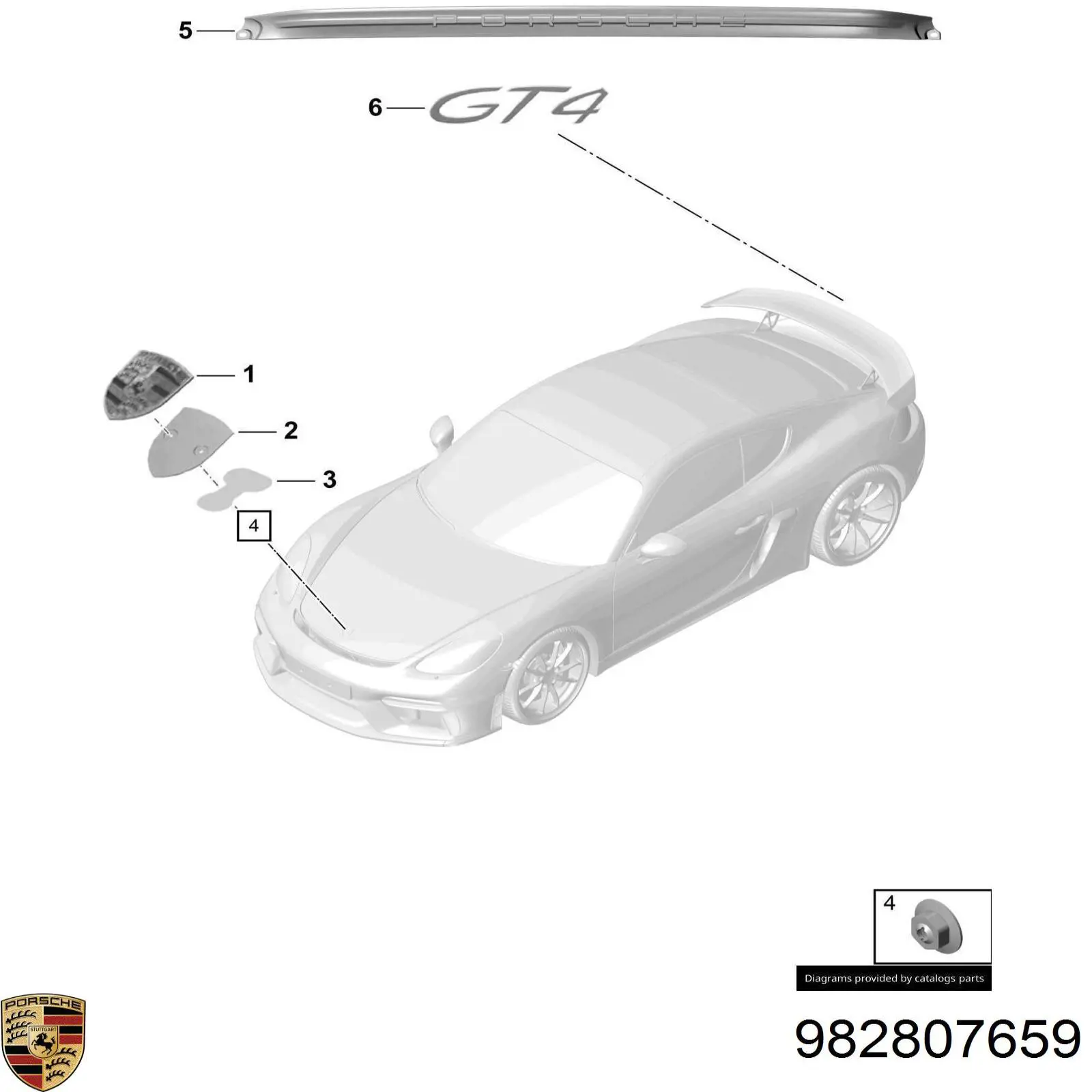 Купити 982807659 Porsche 