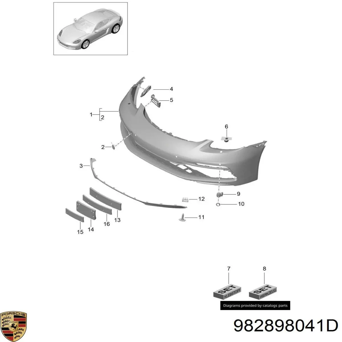 982898041D Porsche 