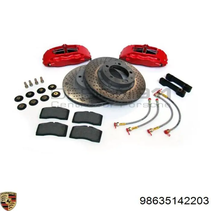 Супорт тормзной Porsche 98635142103