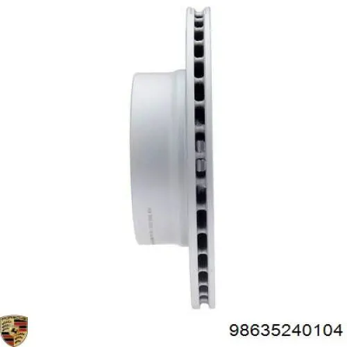 Диск гальмівний задній Porsche 98635240104