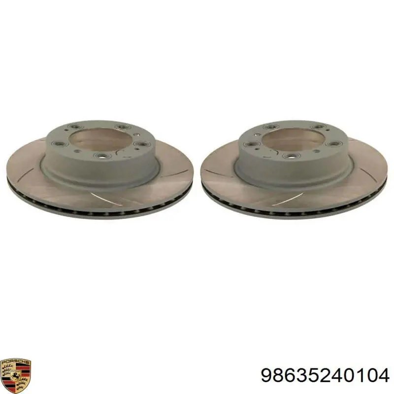 Купити 98635240104 Porsche Диск заднього гальма