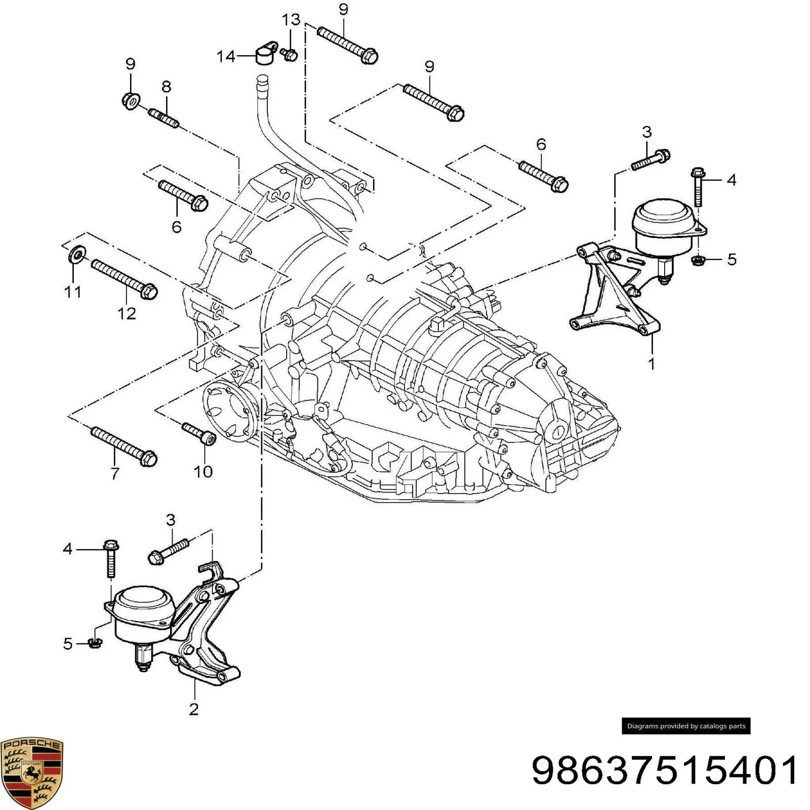 98637515401 Porsche 