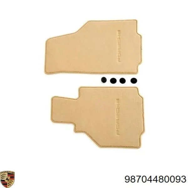 98704480093 Porsche Килими салону