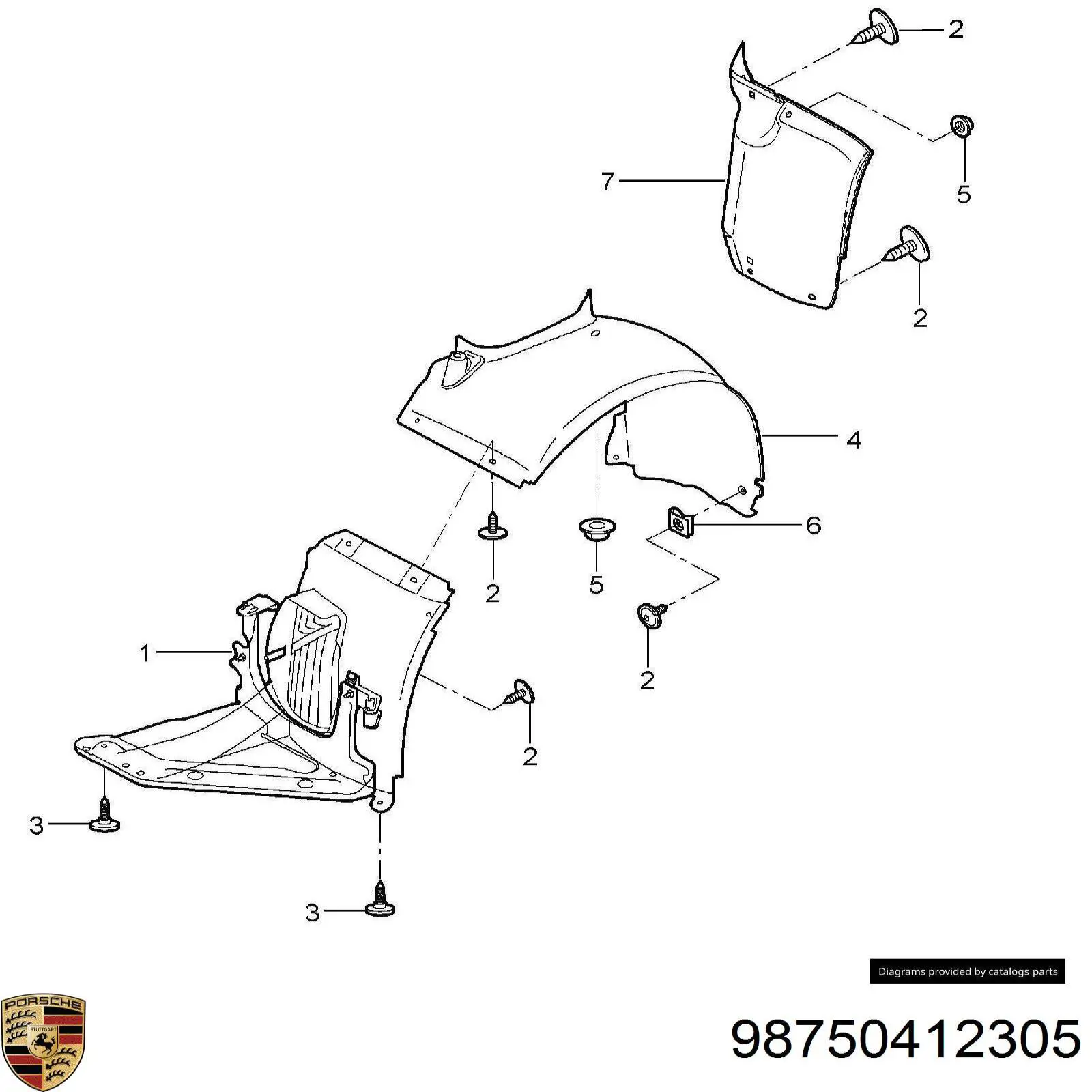98750412305 Porsche 