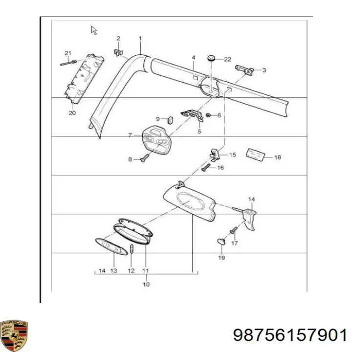 Купити 98756157901 Porsche 