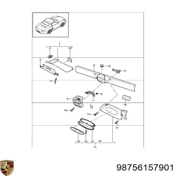  98756157901 Porsche