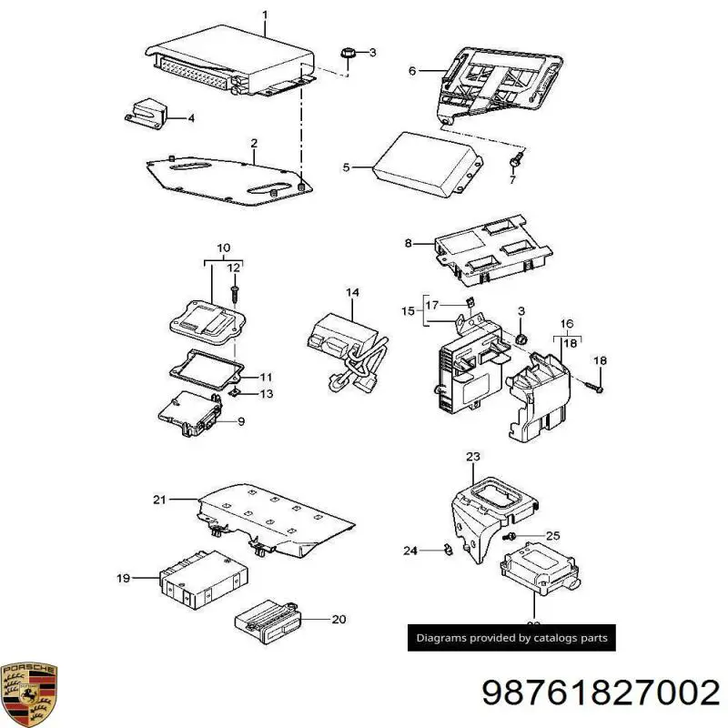 98761827002 Porsche 