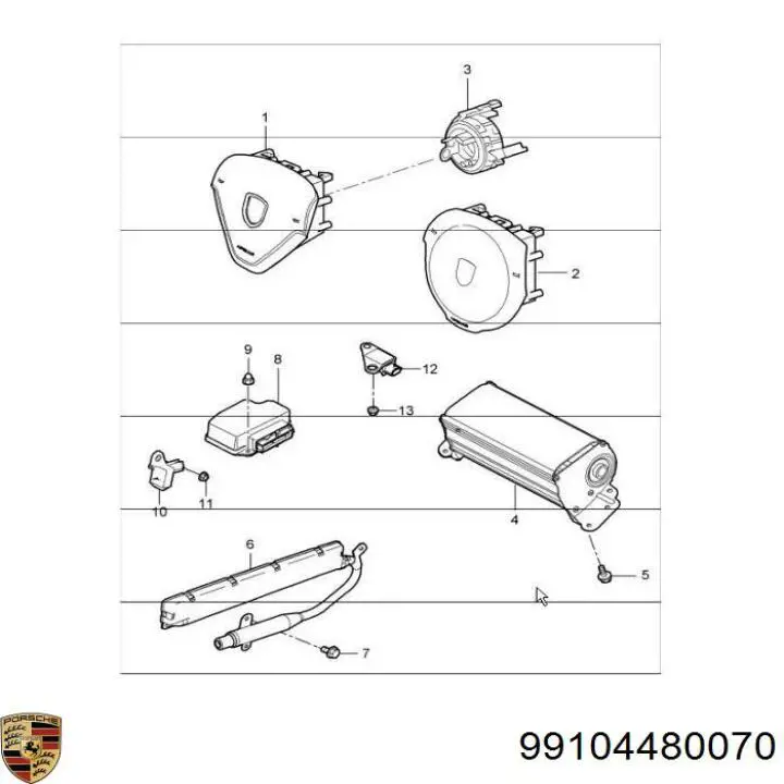  Porsche 99104480070 ціна, від 266.76 USD