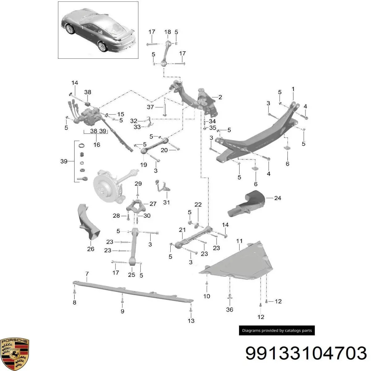 99133104703 Porsche 