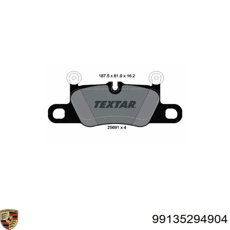  Porsche 99135294904 ціна, від 355.73 USD