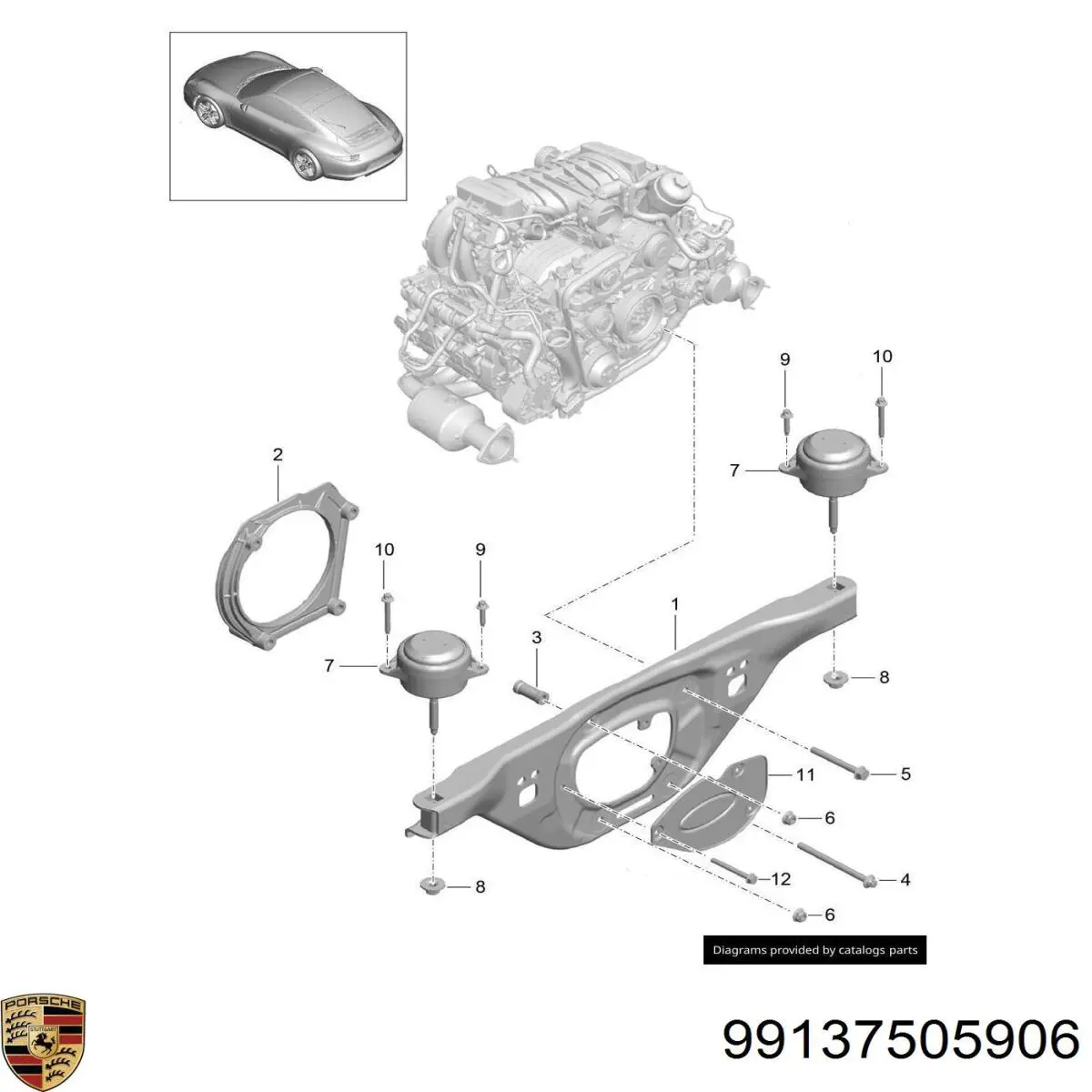 Купити 99137505906 Porsche 
