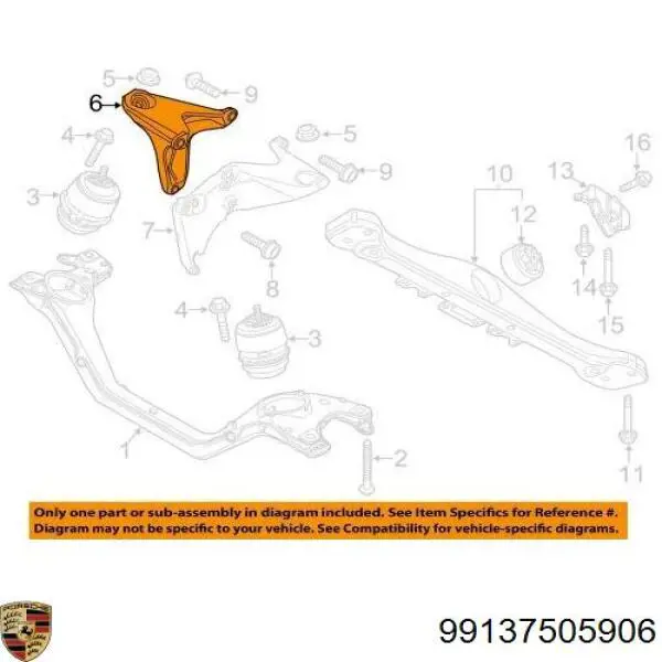  Porsche 99137505907 ціна, від 126.69 USD