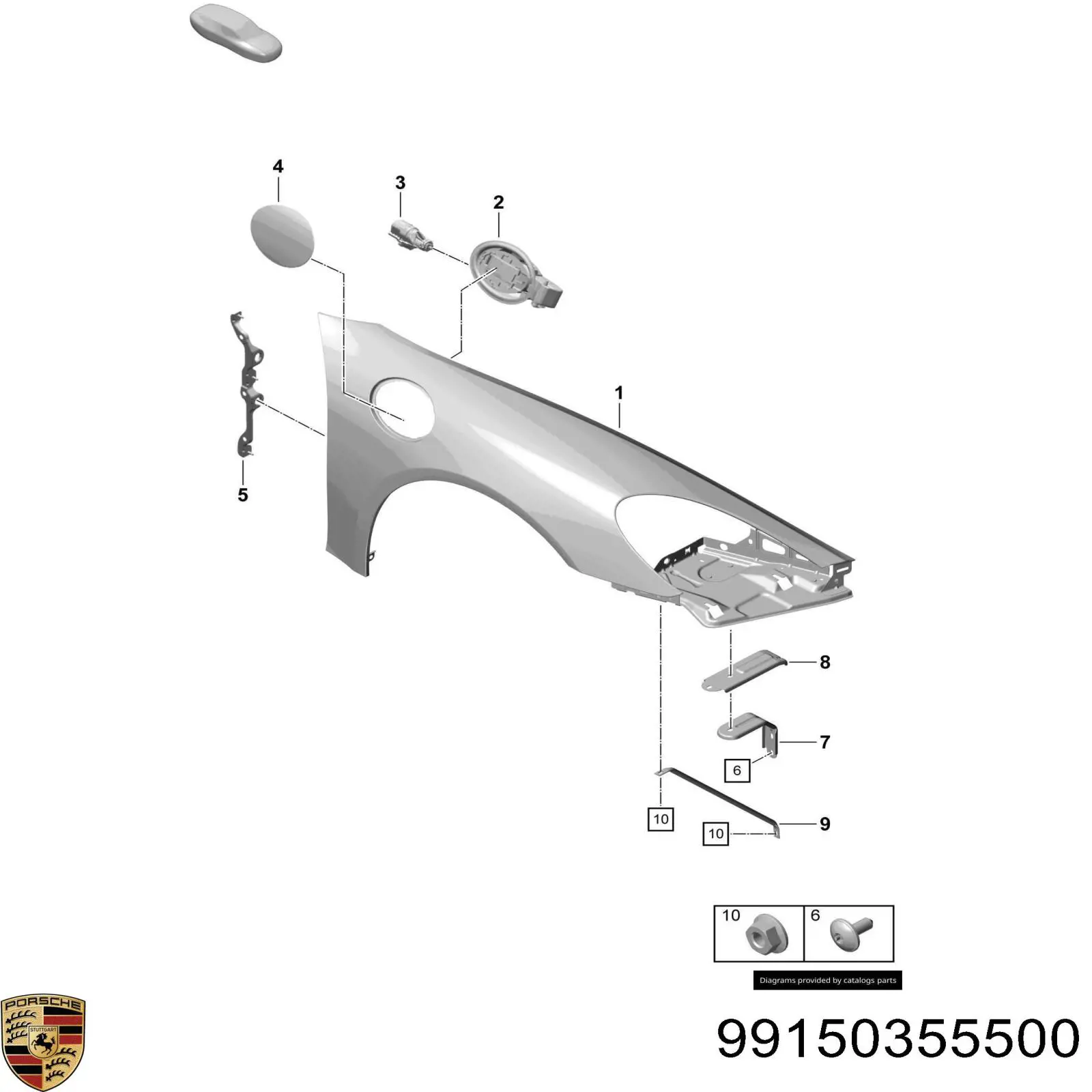 Купити 99150355500 Porsche 