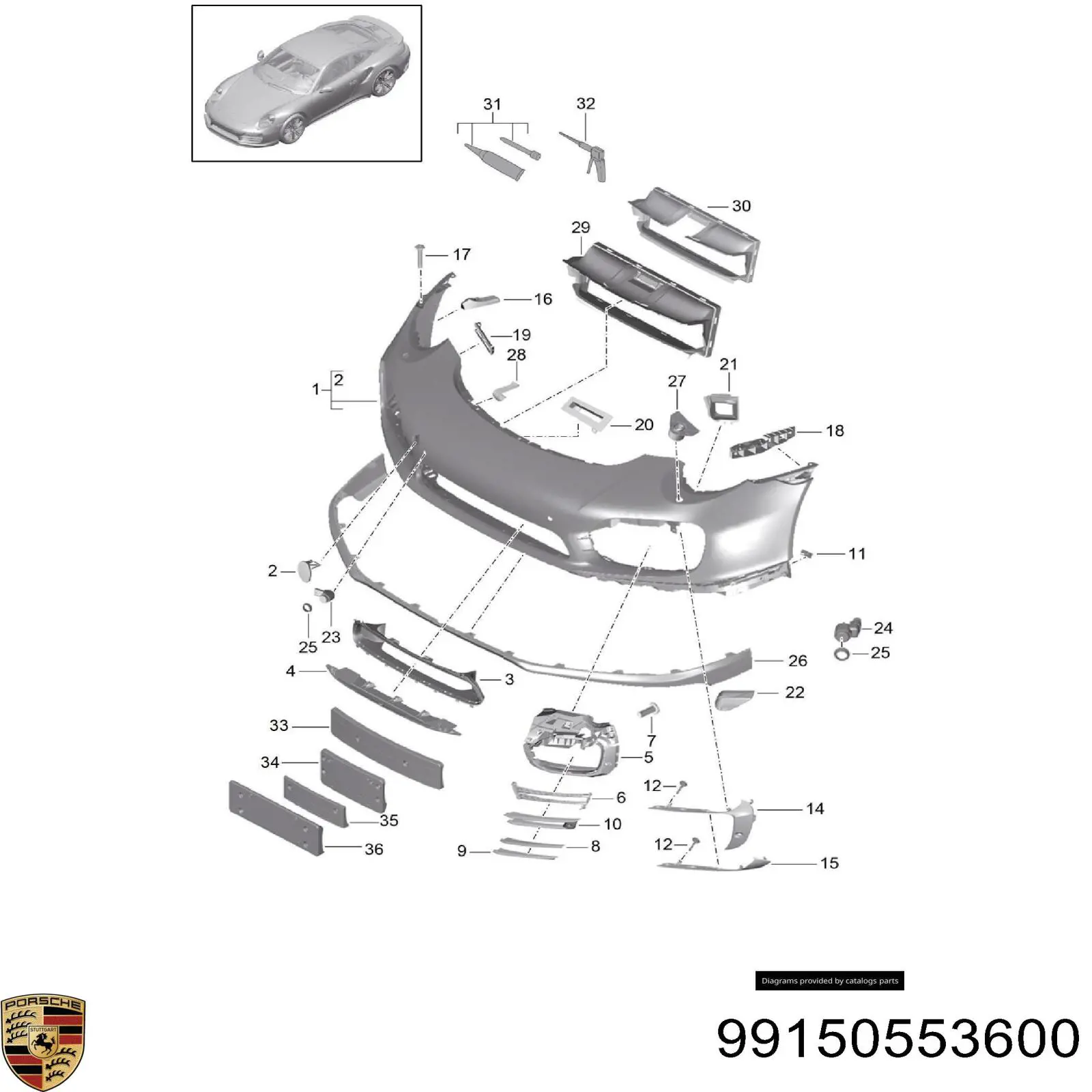  Porsche 99150553600 ціна, від 34.22 USD