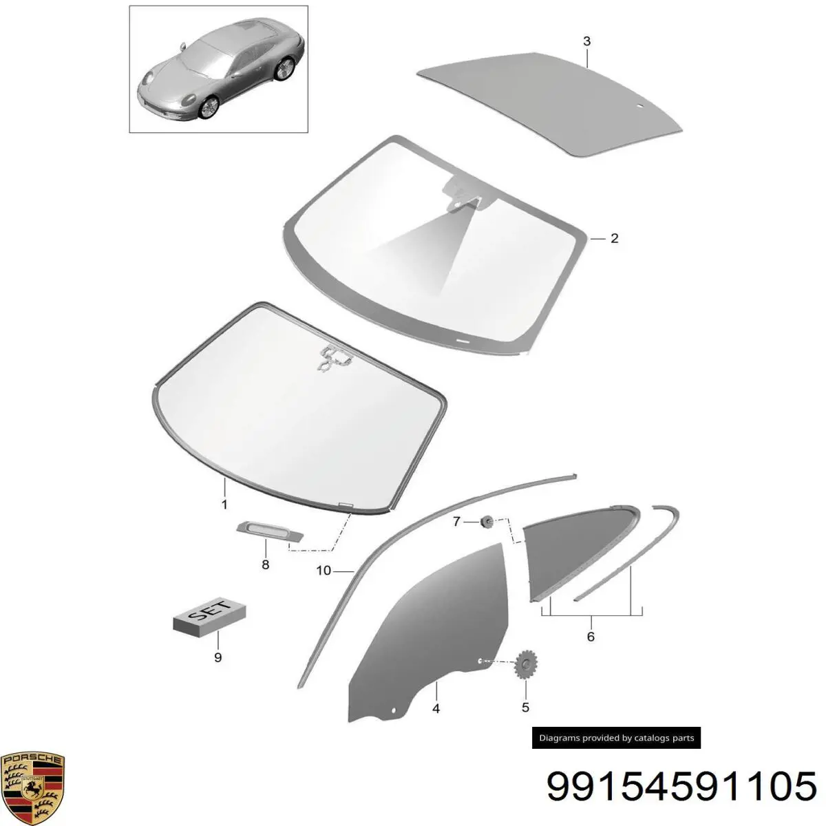 99154591105 Porsche 